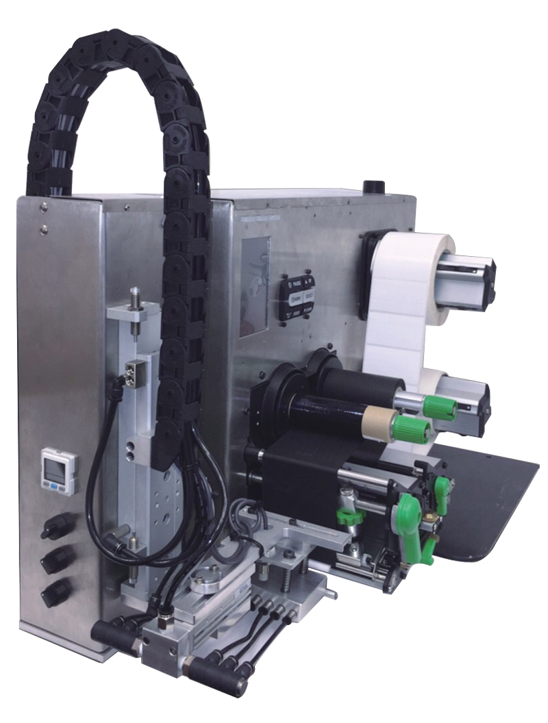 *自动幼型不干胶平面贴标机