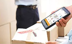 PDA手持终端在快递行业利用场景图片