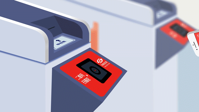 二维扫描模组嵌入闸机里面，实现扫码进站