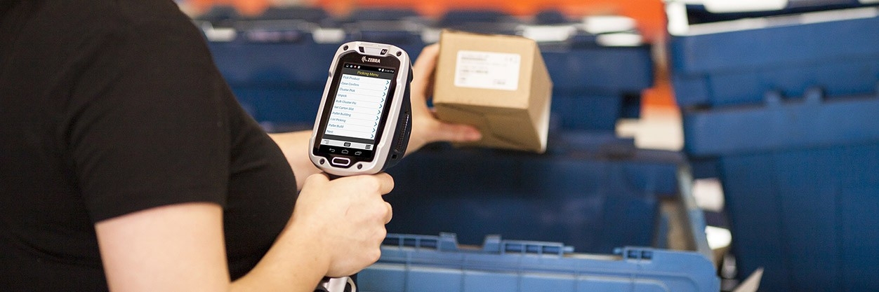 工业激光扫描枪利用于仓库盘点