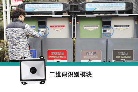 二维扫描模组实现智能垃圾分类投放精密化治理