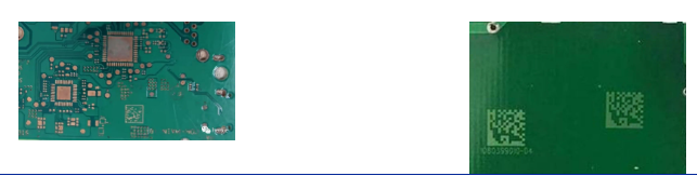 对比杜纂清澈度不一的二维码使用合杰工业读码器识读